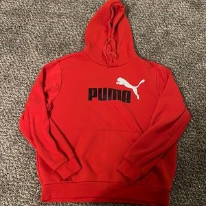 Red Puma hoodie